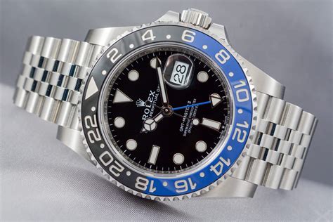 rolex gmt batman prezzo listino|rolex batman gmt.